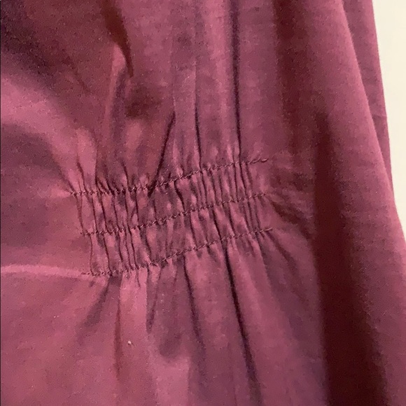 BCBGMAXAZRIA AUBERGINE RUFFLED HALTER SZ S SHIRRED - Picture 4 of 8